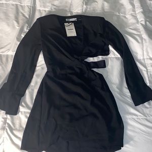 M black Zara dress